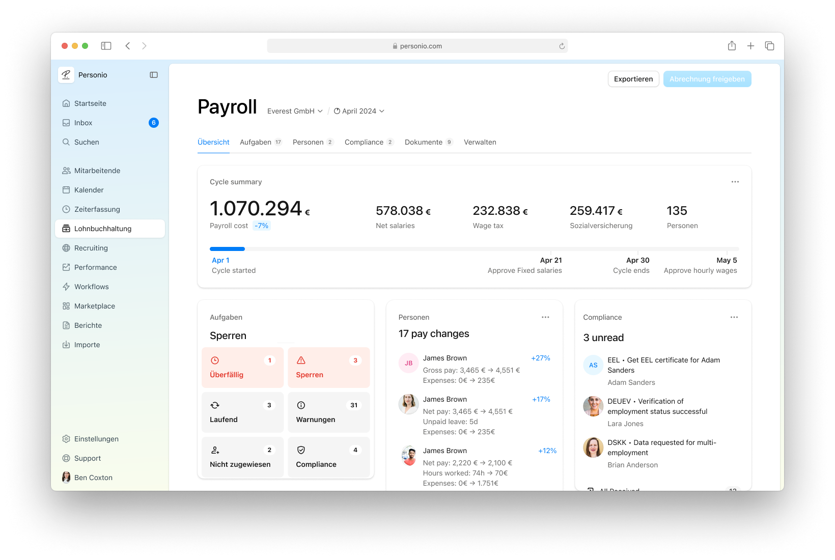 Full UI-Payroll-DE